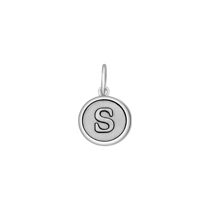 Initial Mini Silver Pendant