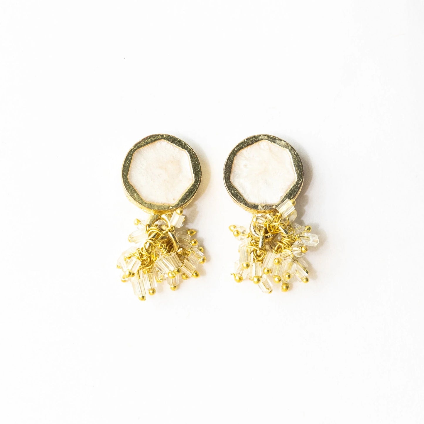 White Kimberly Earrings