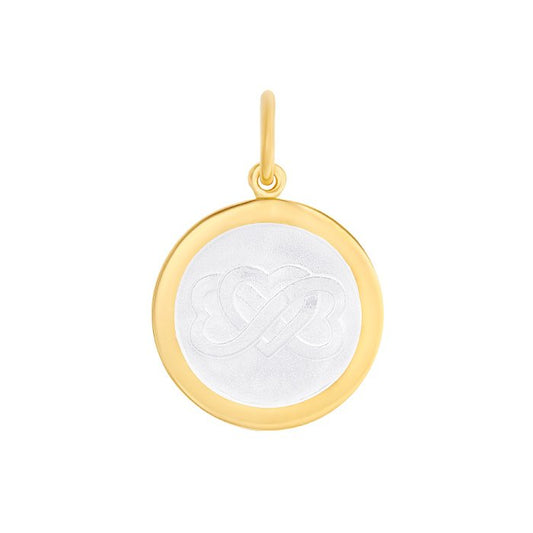 Mother & Son Alpine White Gold Small Pendant