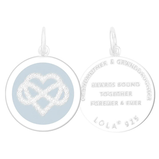 Grandmother/daughter Gold Alpine White Small Pendant