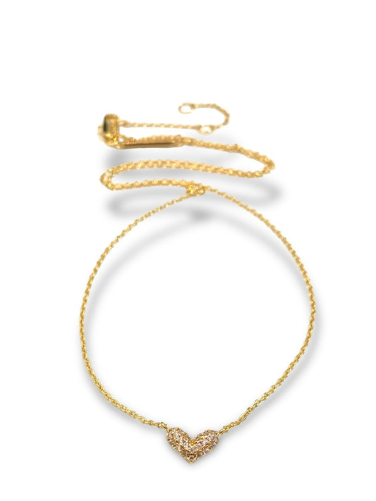 Mia Pink Heart Necklace