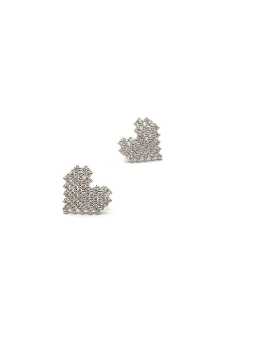 Ami Heart Stud Earrings