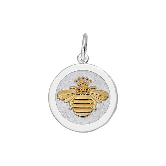 Queen Bee Alpine White Gold Medium Pendant