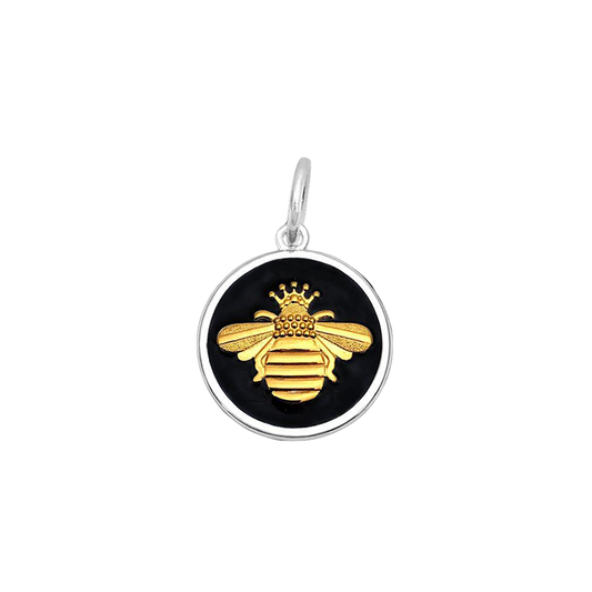 Queen Bee Black Gold Small Pendant