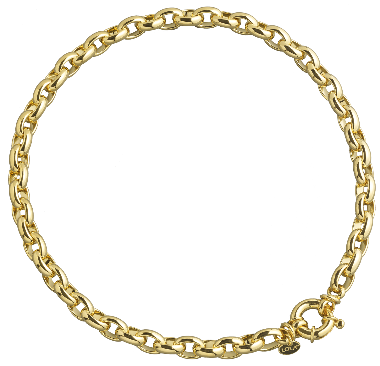 Rolo Gold Chain Necklace
