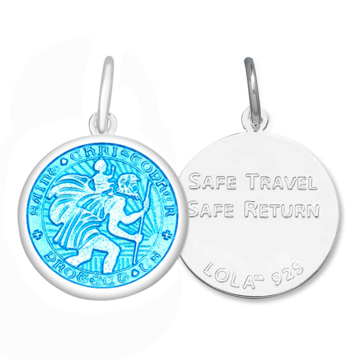 St. Christopher Alpine White Small Pendant