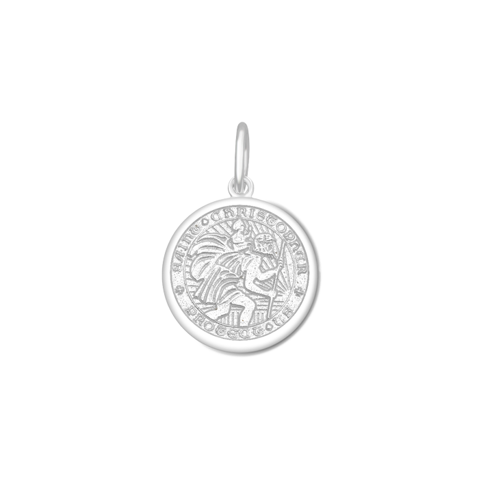 St. Christopher Alpine White Small Pendant