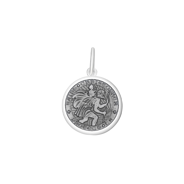 St. Christopher Pewter Small Pendant