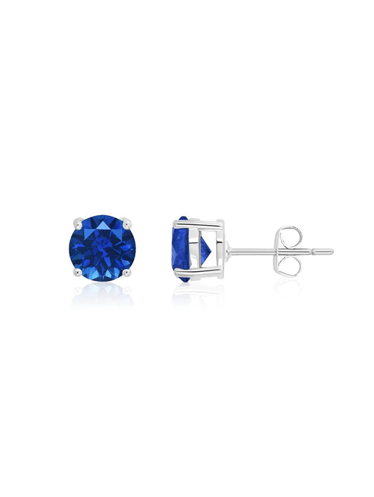 September Birthstone Stud Earrings in Platinum - 900166E00SA