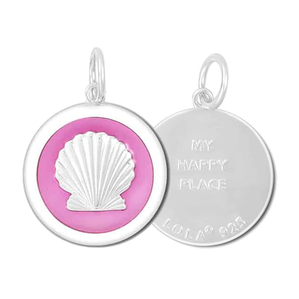 Shell Seafoam Silver Medium Pendant