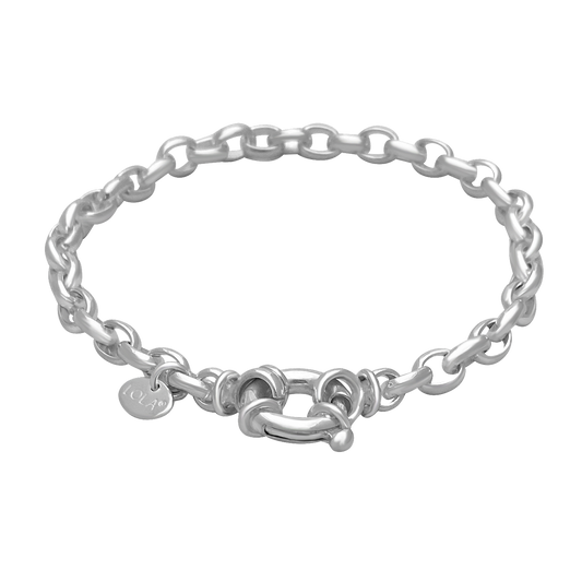 Silver Rolo Bracelet