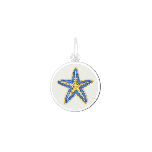 Starfish Periwinkle Gold Small Pendant