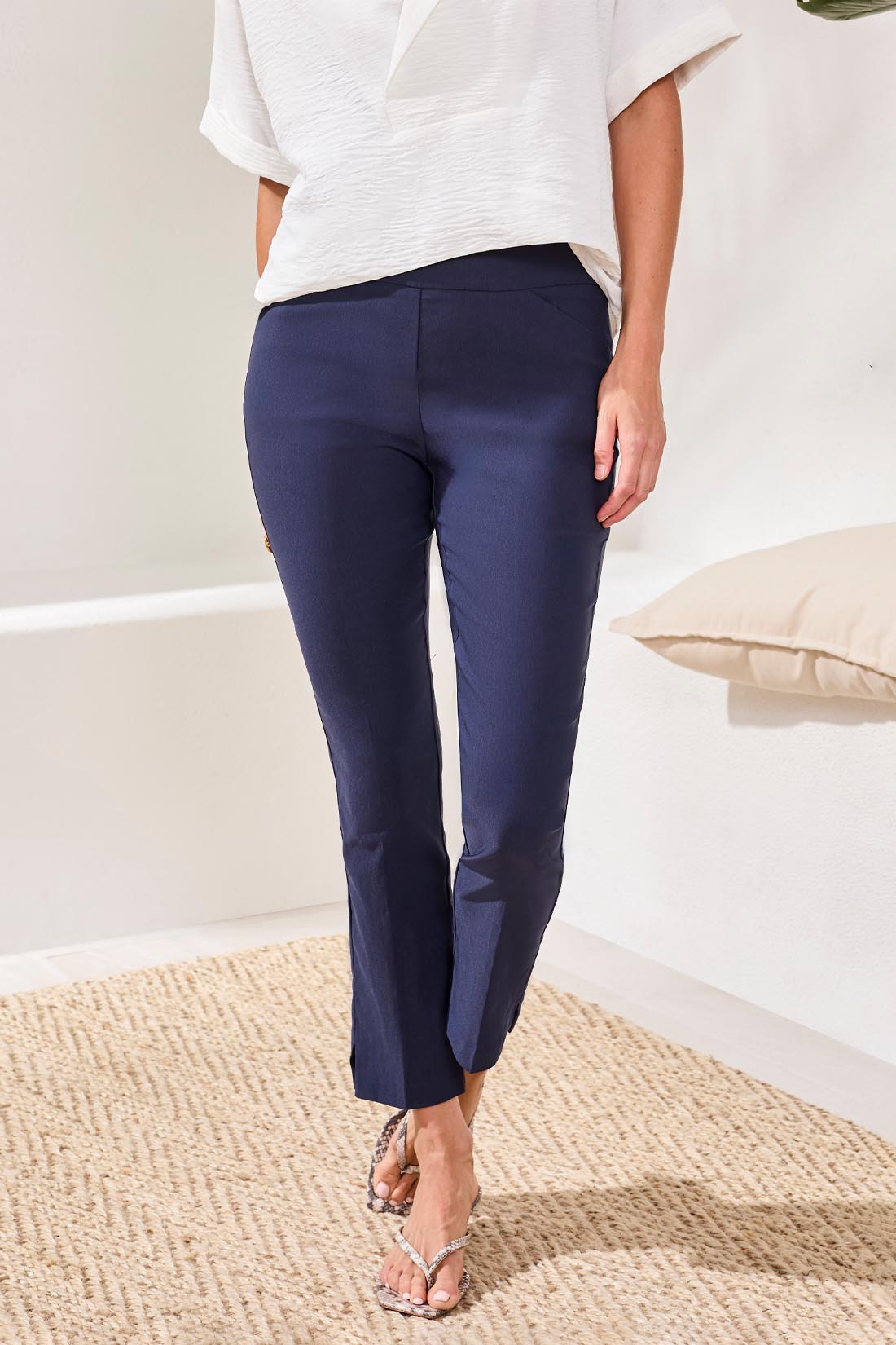Flatten it Slimming Deepblue Ankle Pant