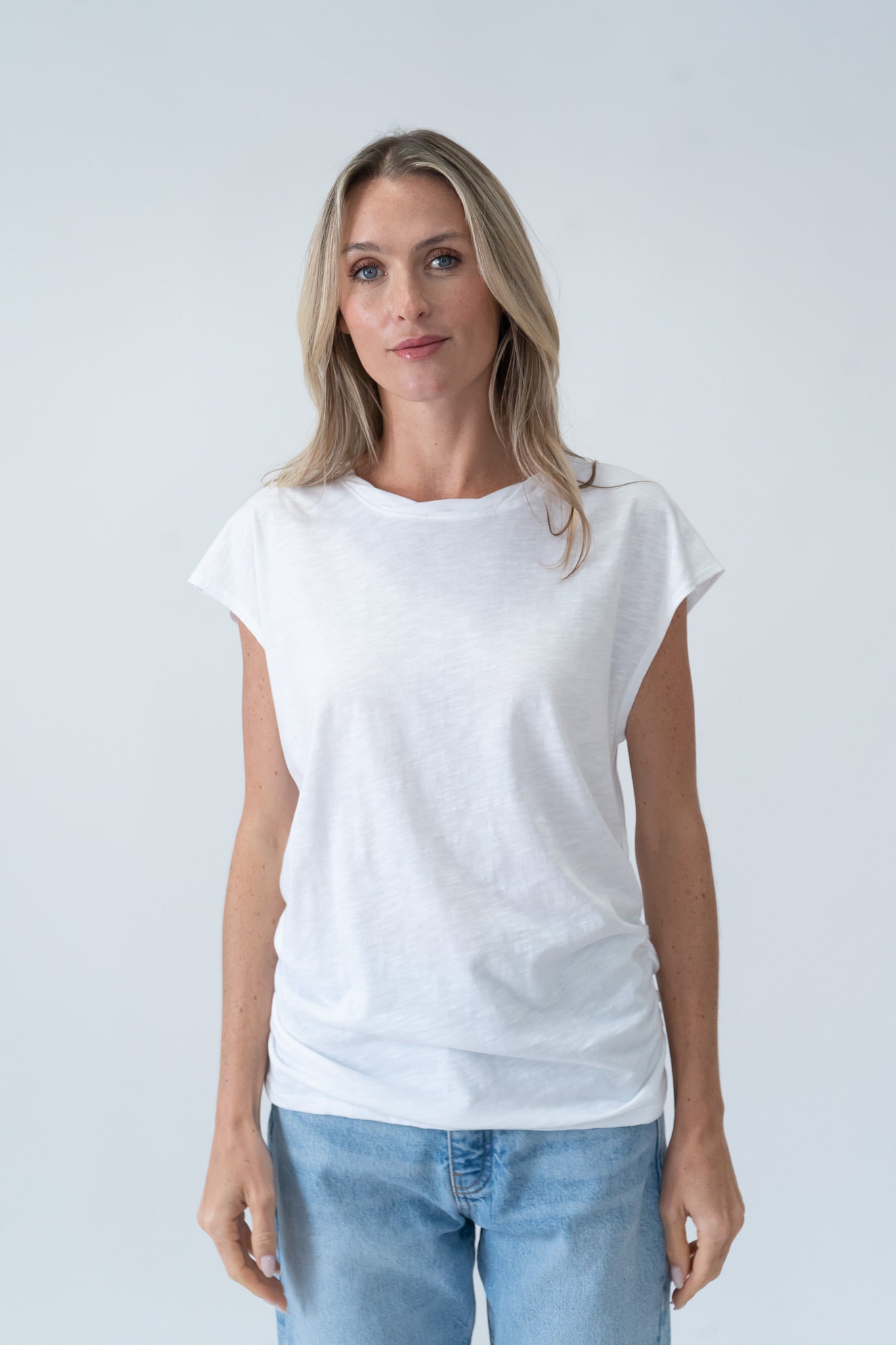 White Allison Tee