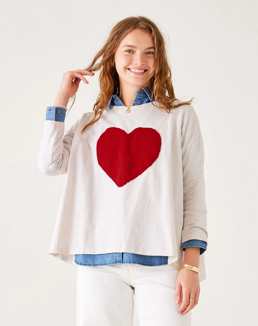 Moonstone Heart Catalina Slub Tee