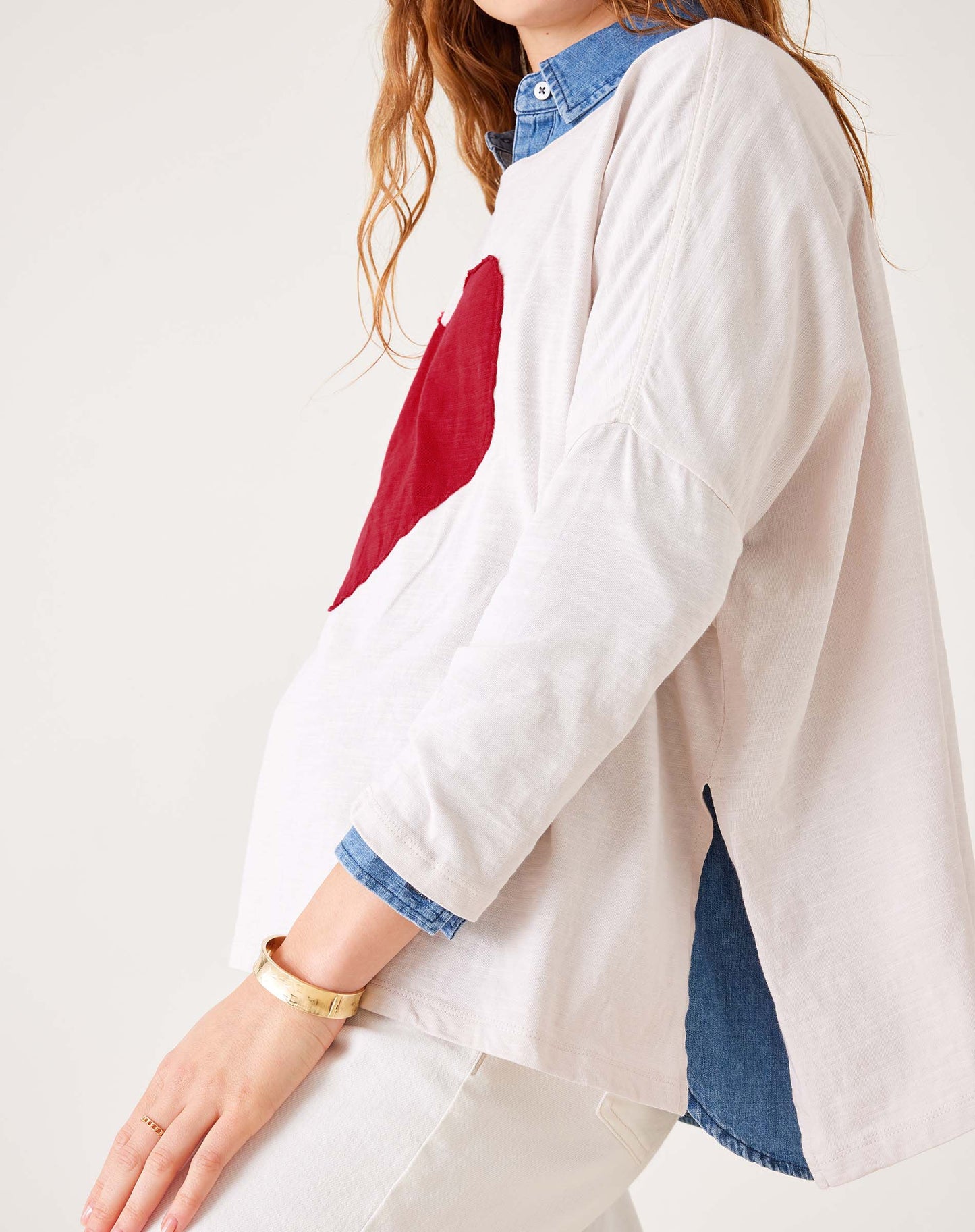 Moonstone Heart Catalina Slub Tee