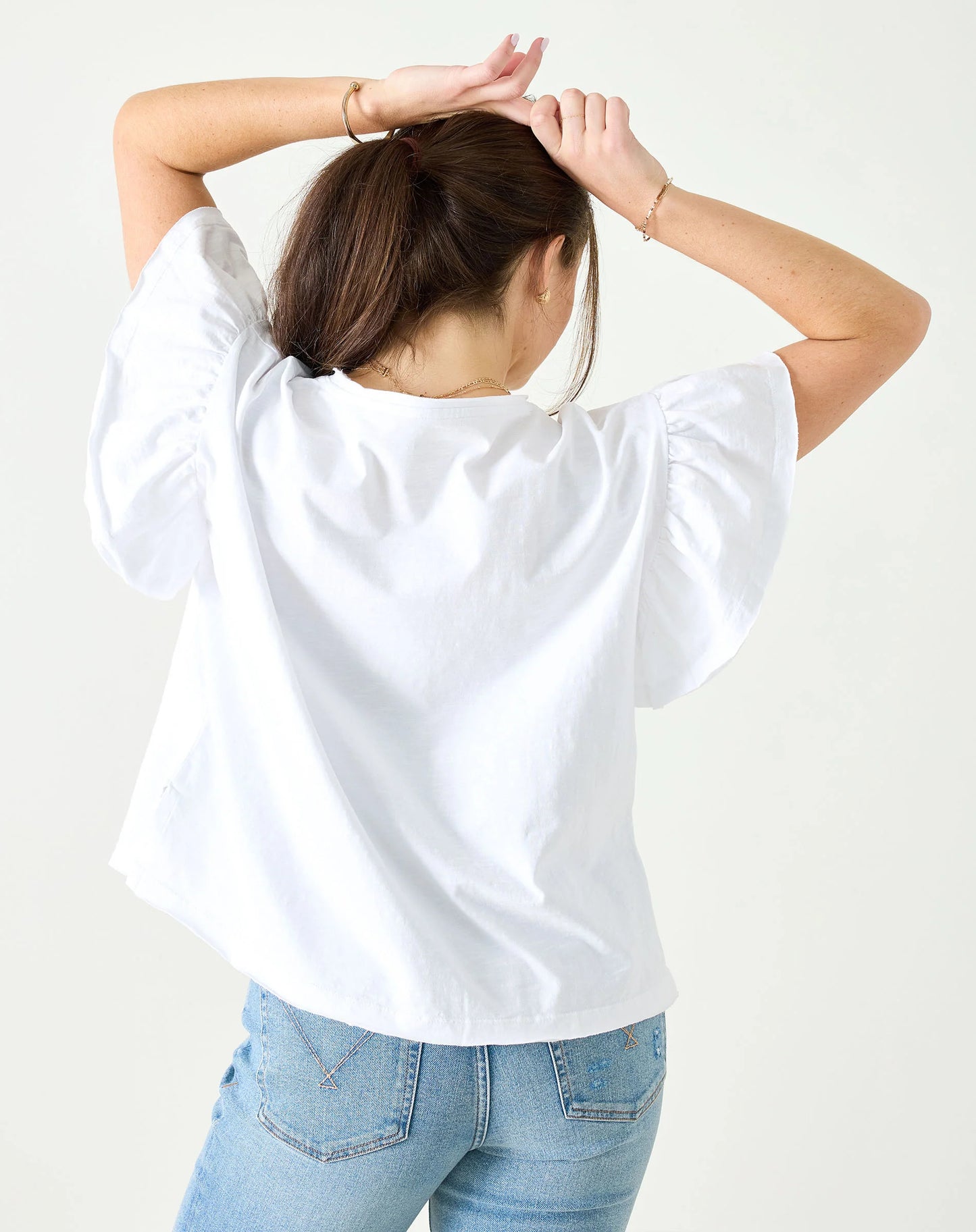 White Juliette Sunwashed Tee