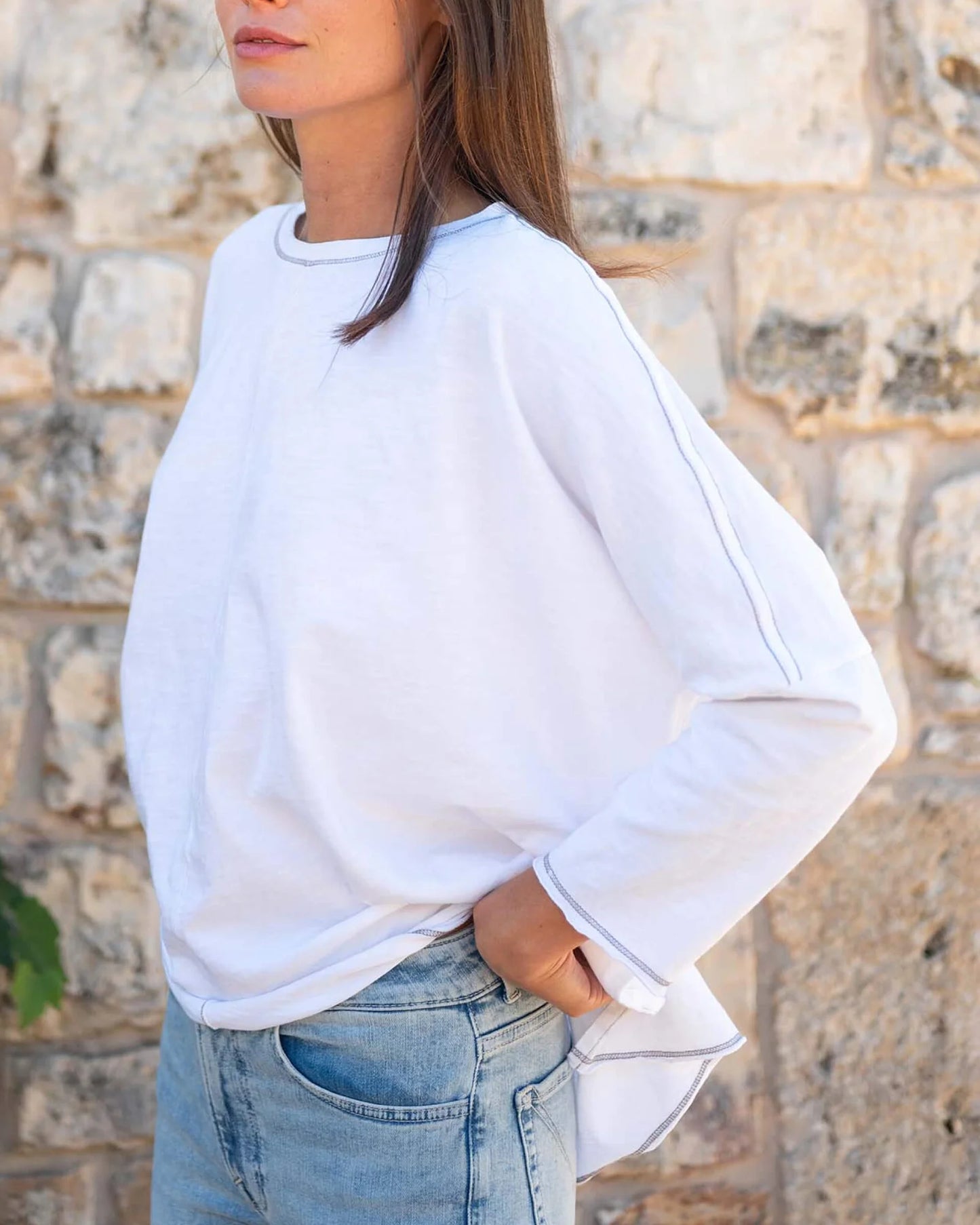 Cloud Stitches Catalina Slub Tee