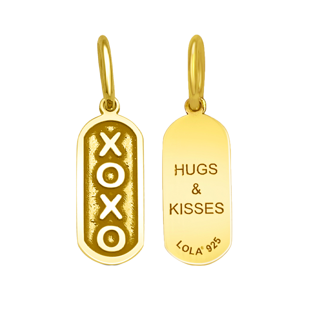 Xoxo Gold Tag