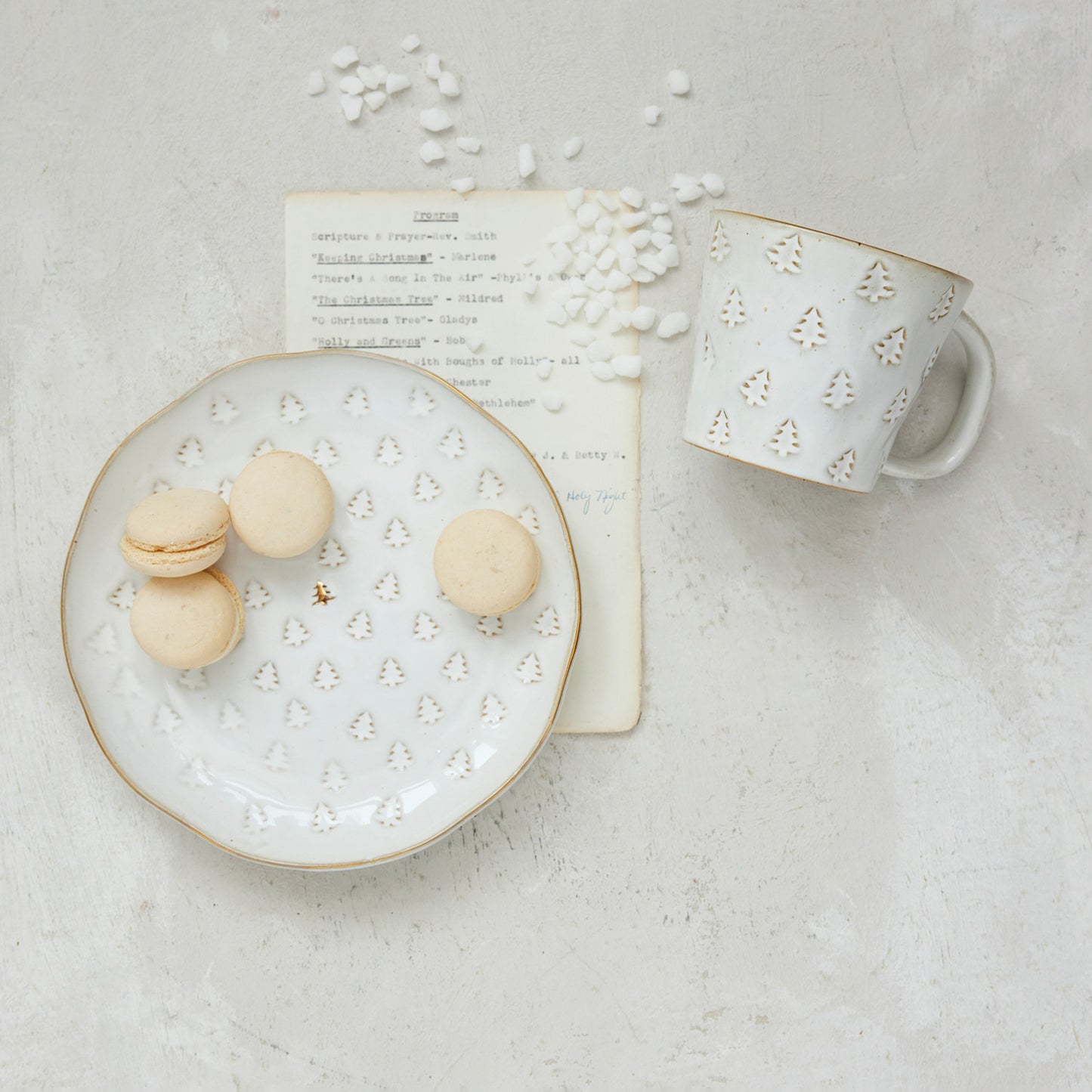 Tree Stoneware Plate