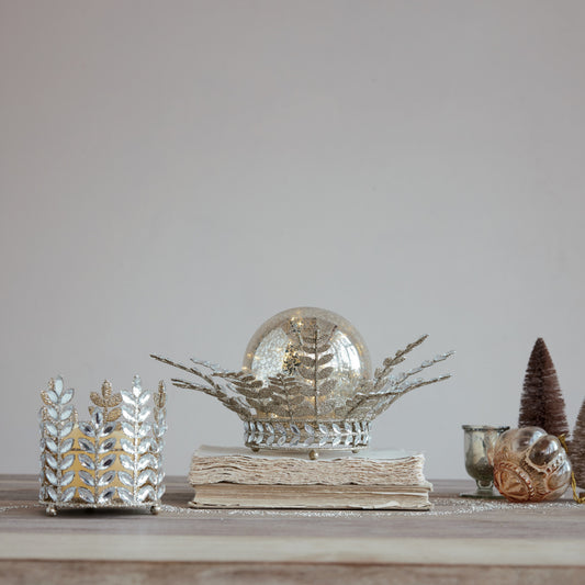 Jeweled Orb Light Stand