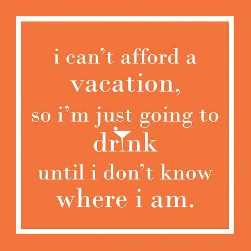 Vacation Drink Napkins