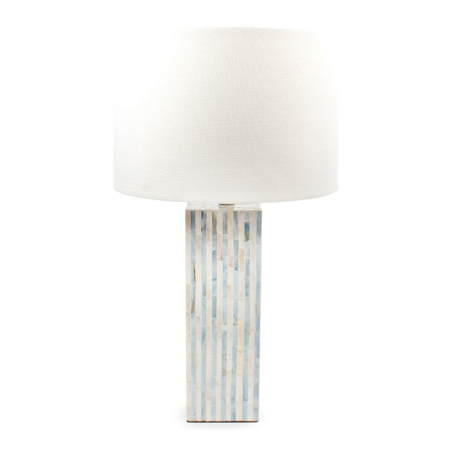 Chevron Stripe Mother Pearl Lamp