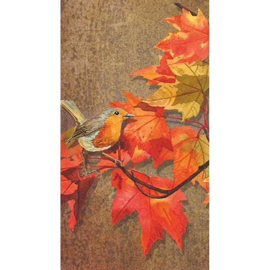 Crimson Leaves Guest Towel