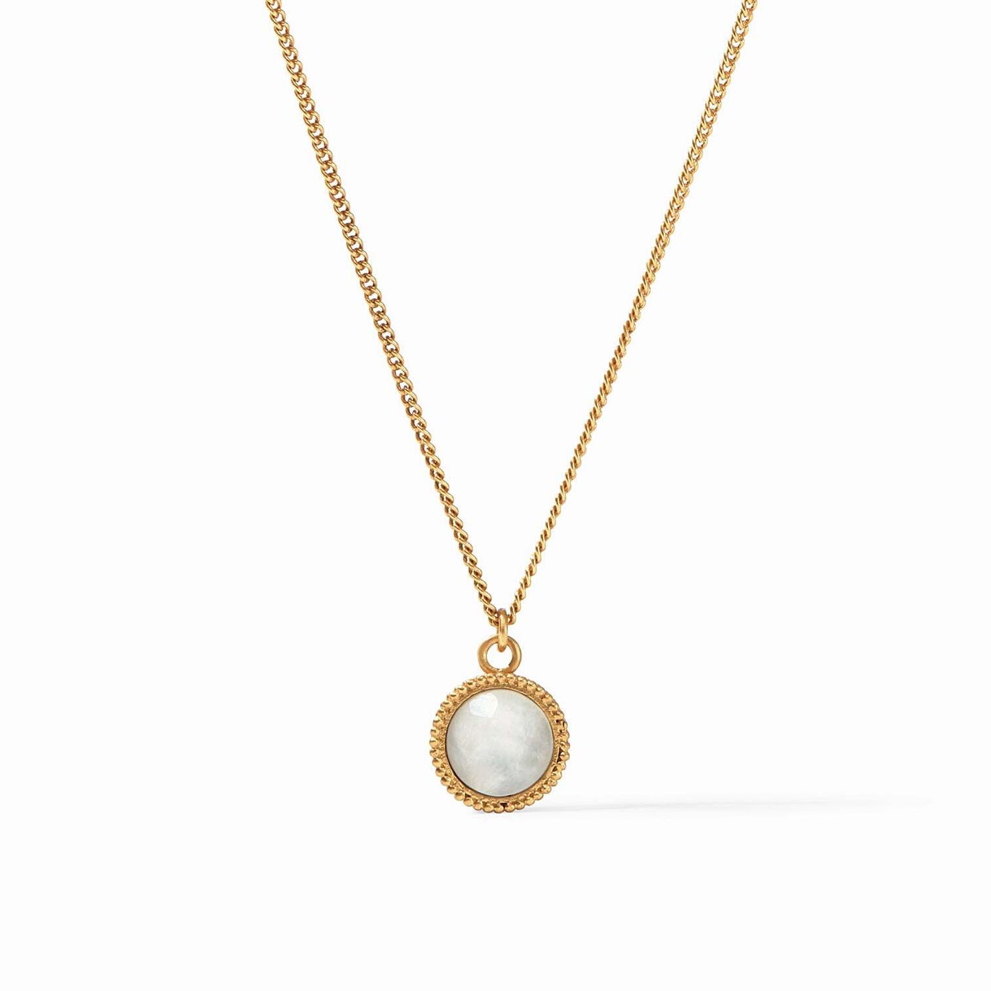 Fleur De Lis Clear Necklace