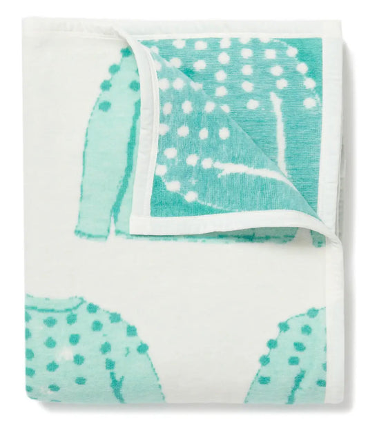 Pom-Pom Sweater Blanket