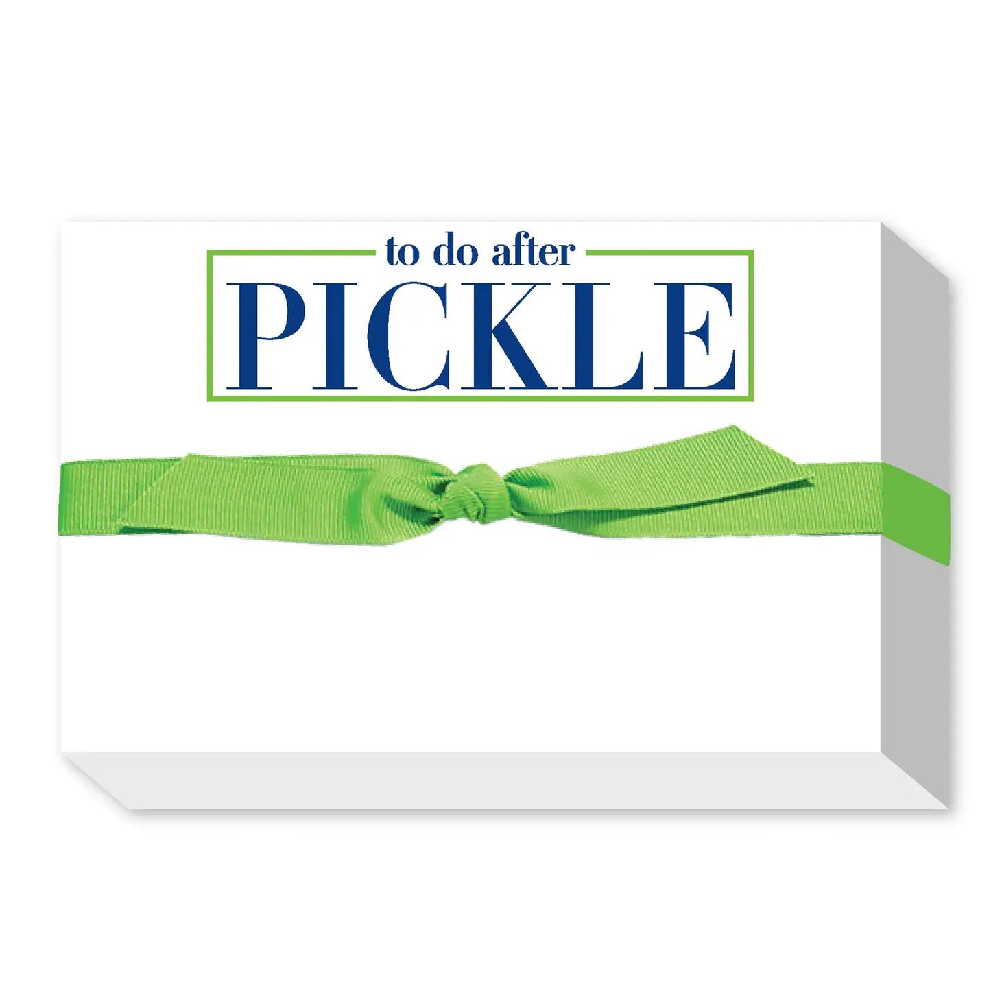 To Do After Pickle Notepad