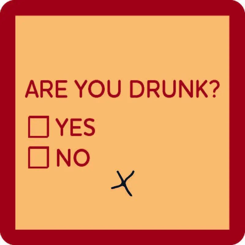 Drinks On Me Coaster