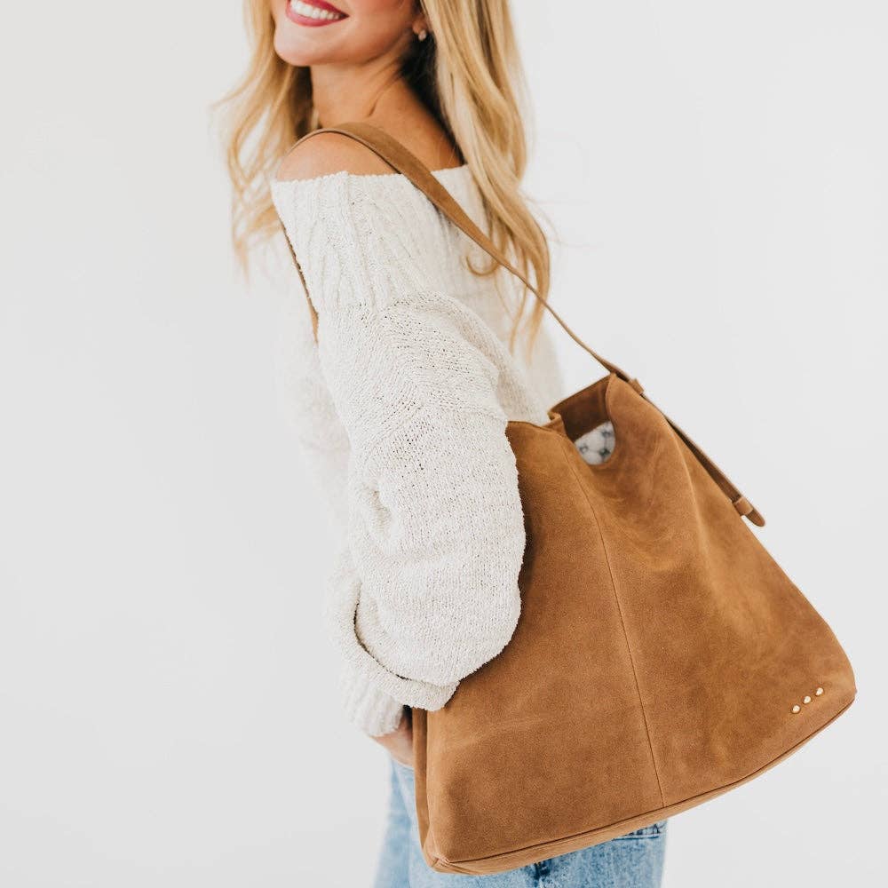 Evie Suede Hobo Bag