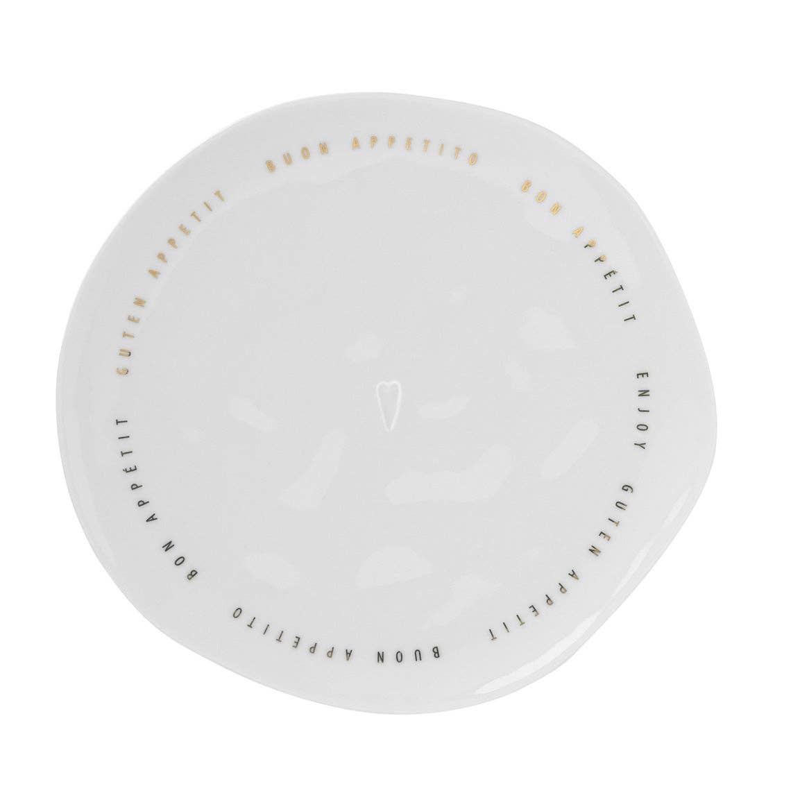 Bon Appetit Porcelain Plate