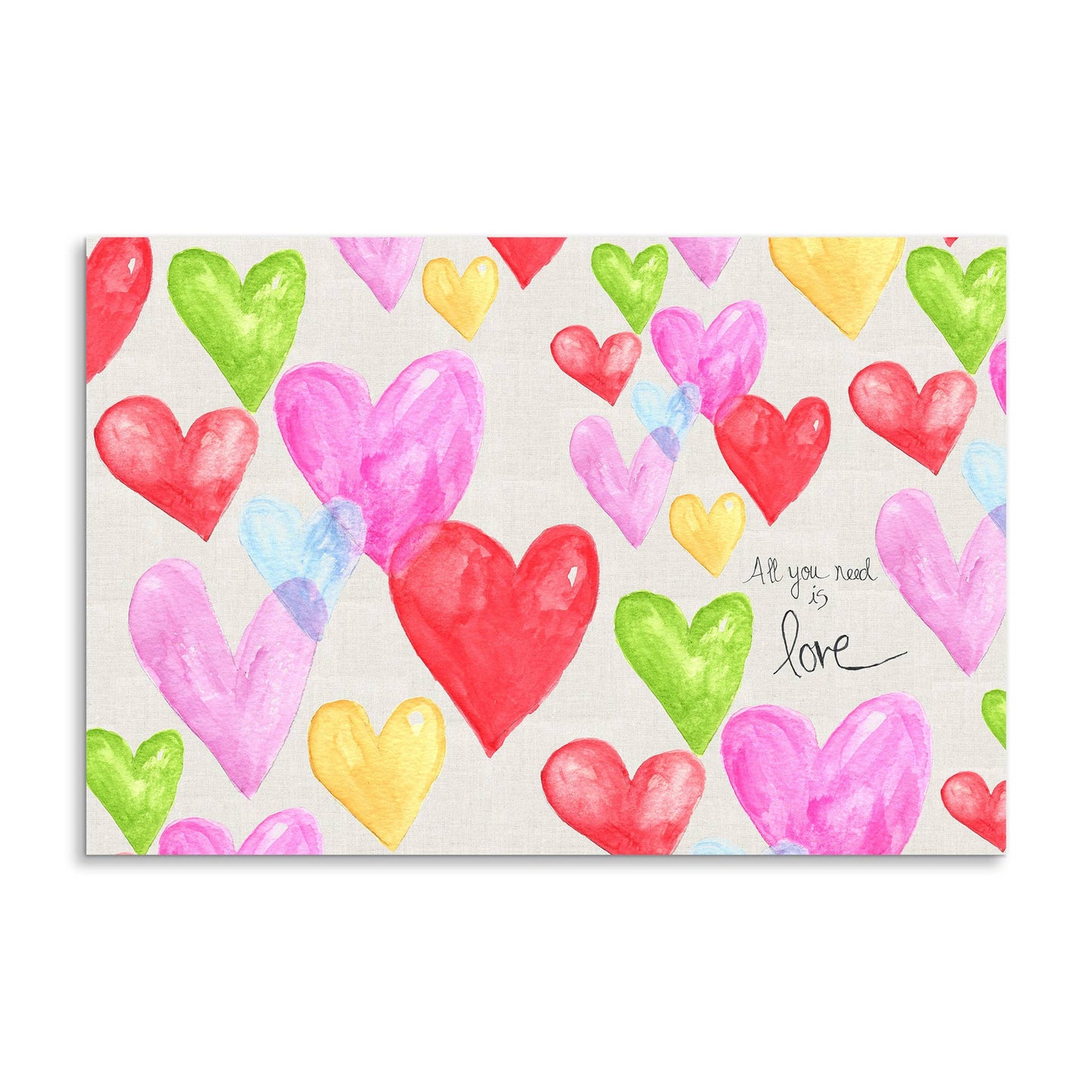 All You Need Is Love Paper Placemats