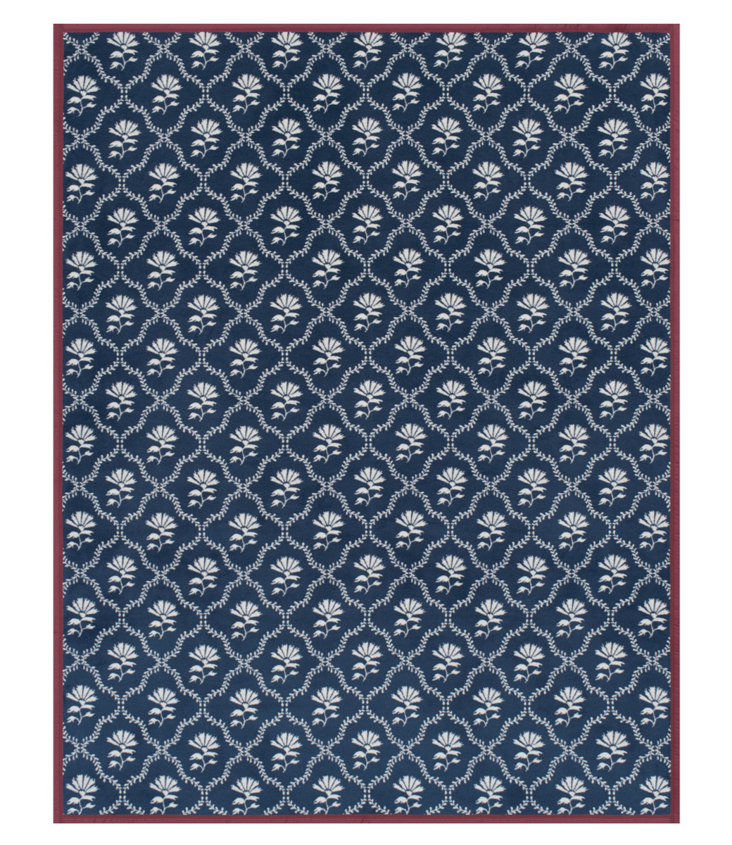 Floral Trellis Blanket