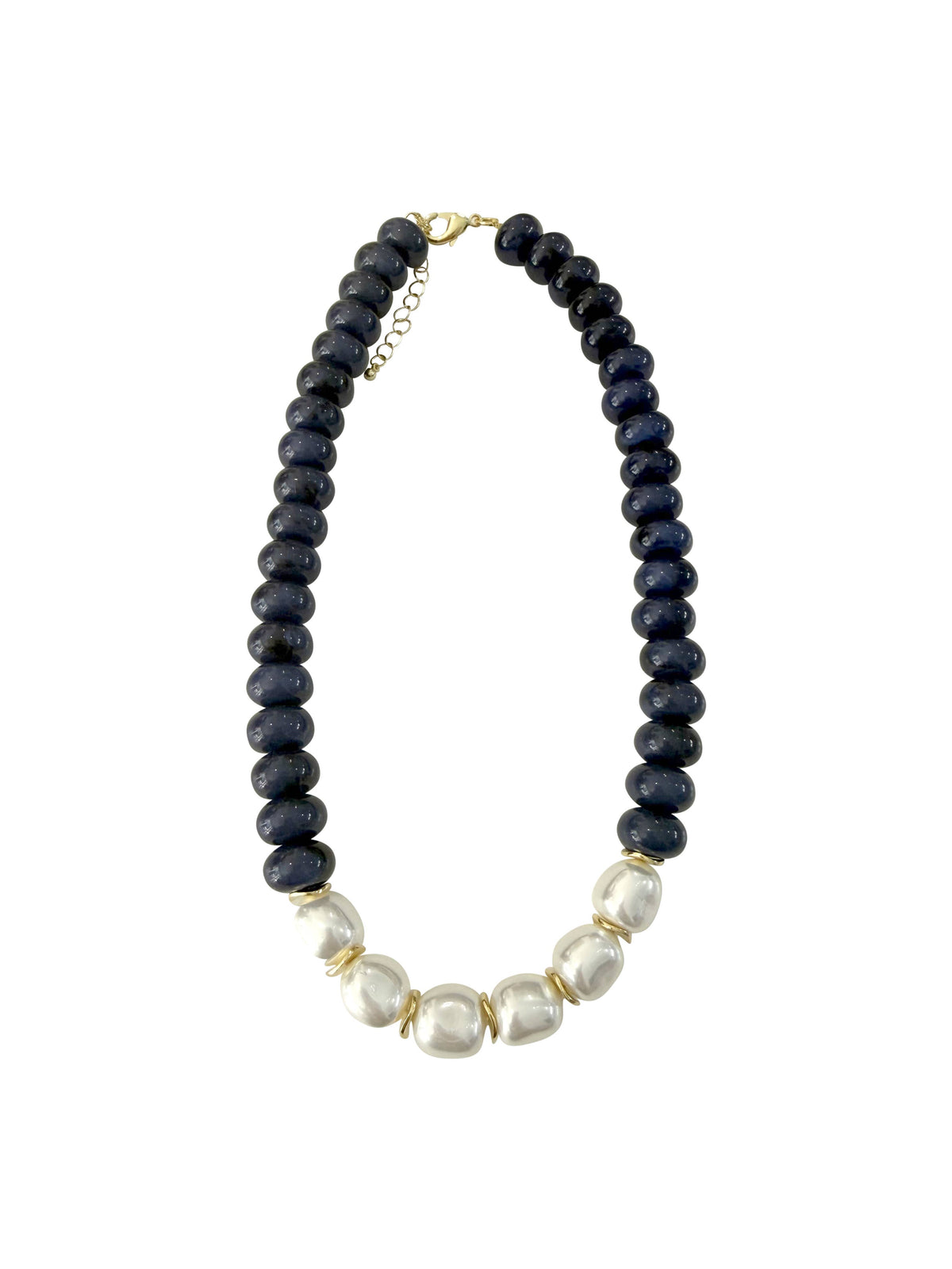 Navy Brynlee Chunky  Necklace