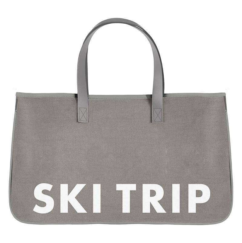 Ski Trip Canvas Tote