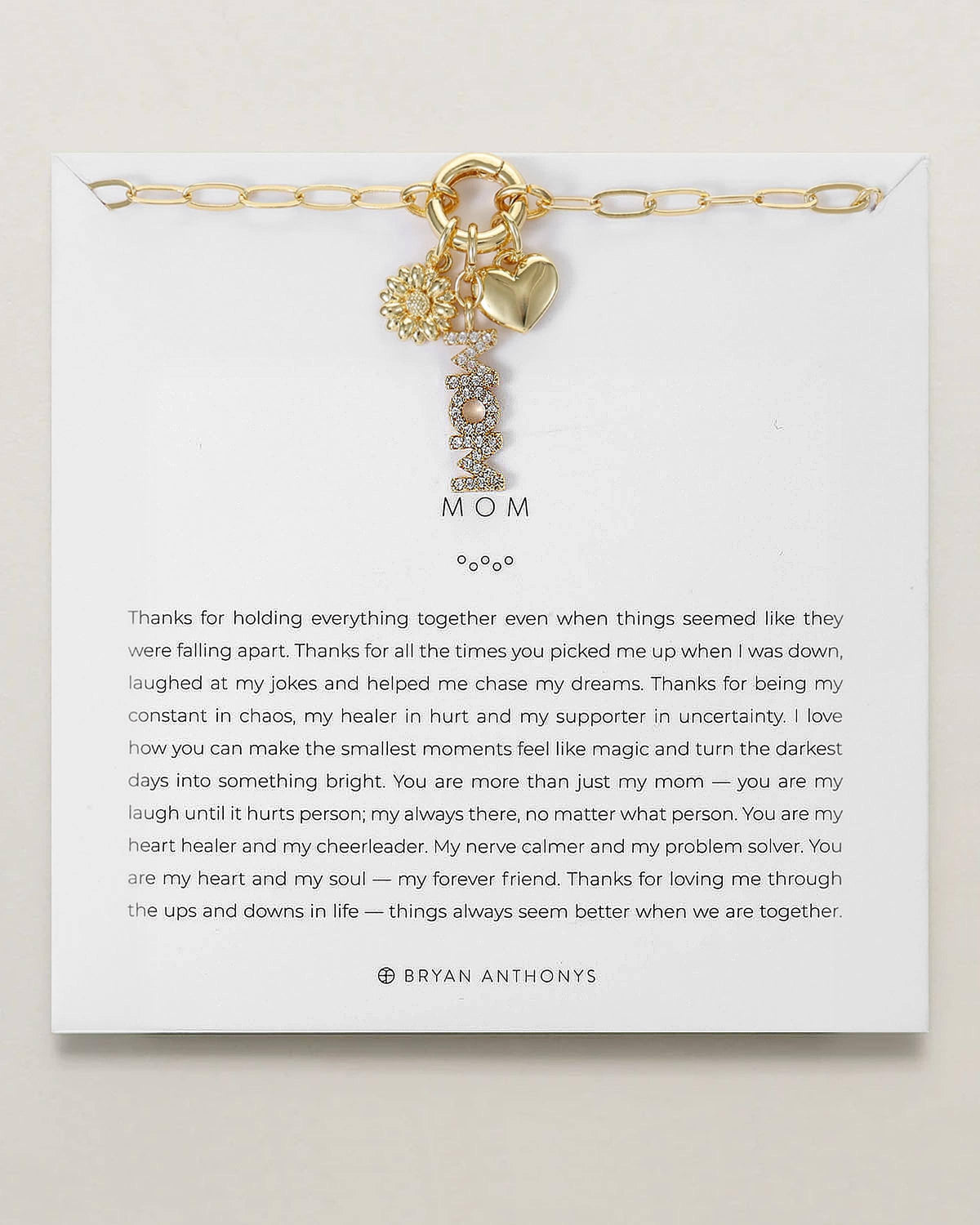 Mom Mini Charm Necklace