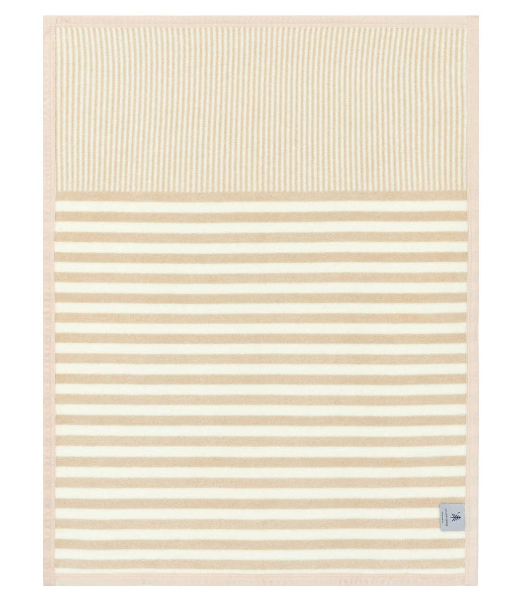 Stripe Oak Sweet Pea Mini Blanket