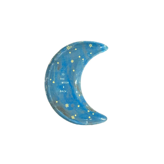 To The Moon & Back Moon Plate