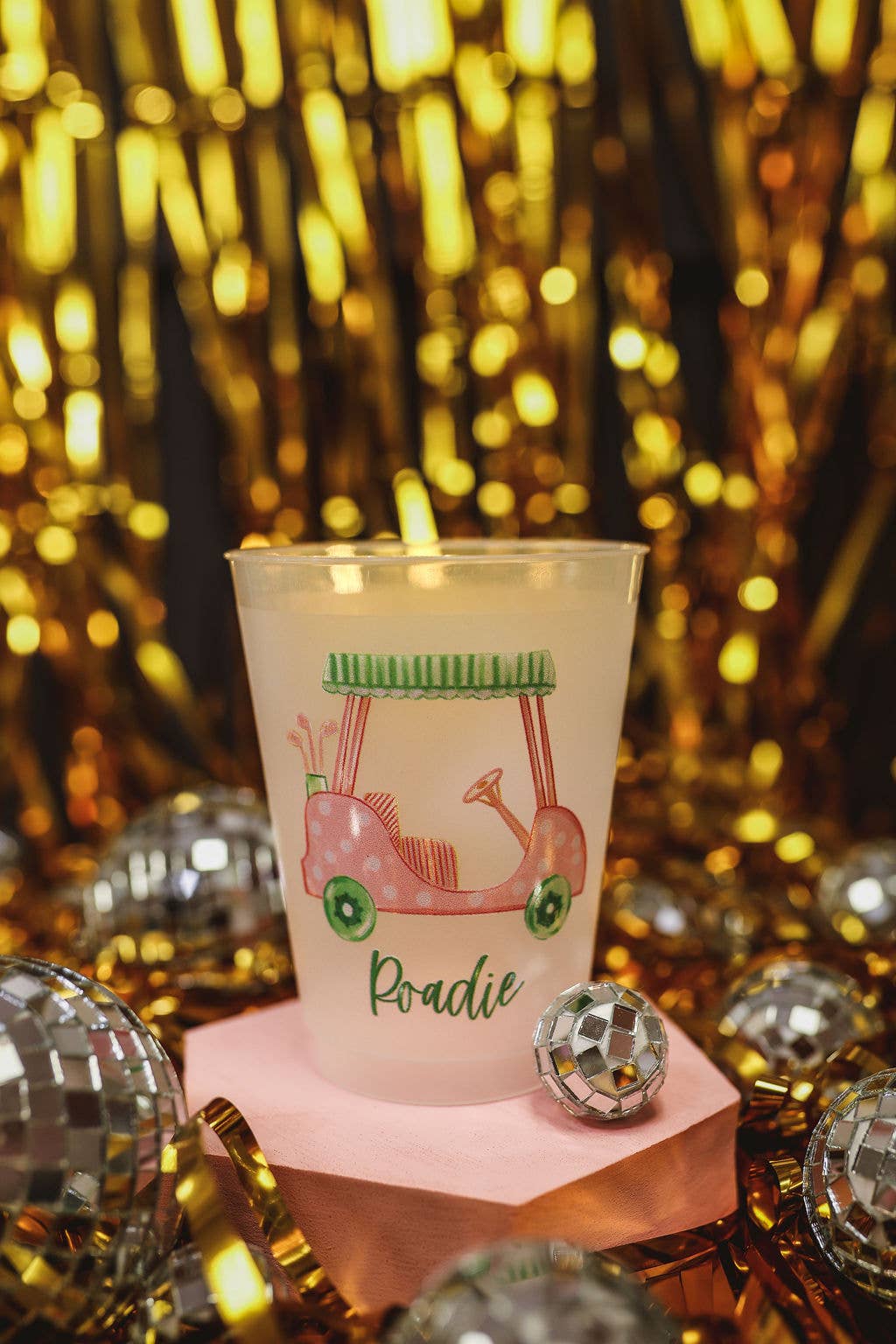 Girly Golf Cart 10pk Cups