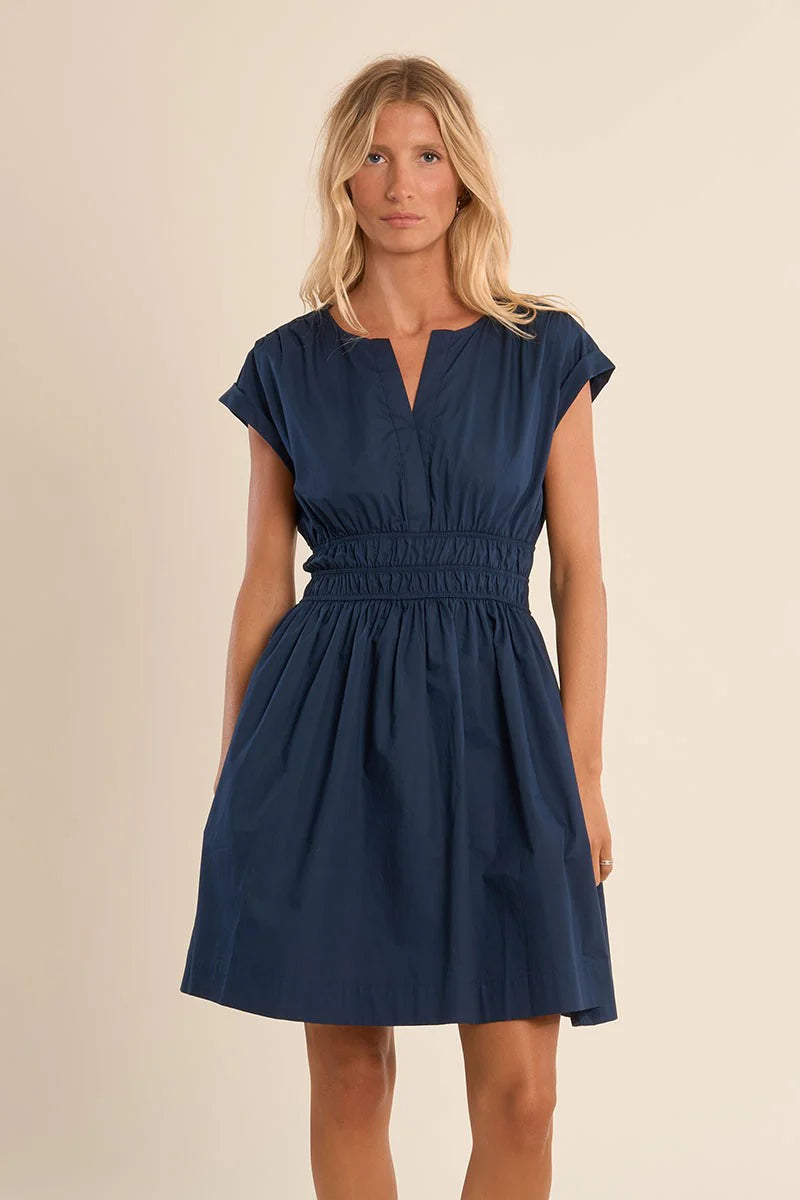 MB Navy Smocked Dress