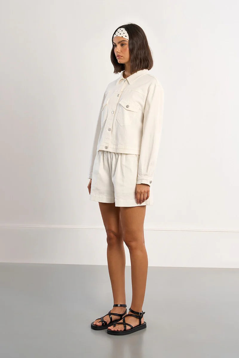 MB White Woven Jacket