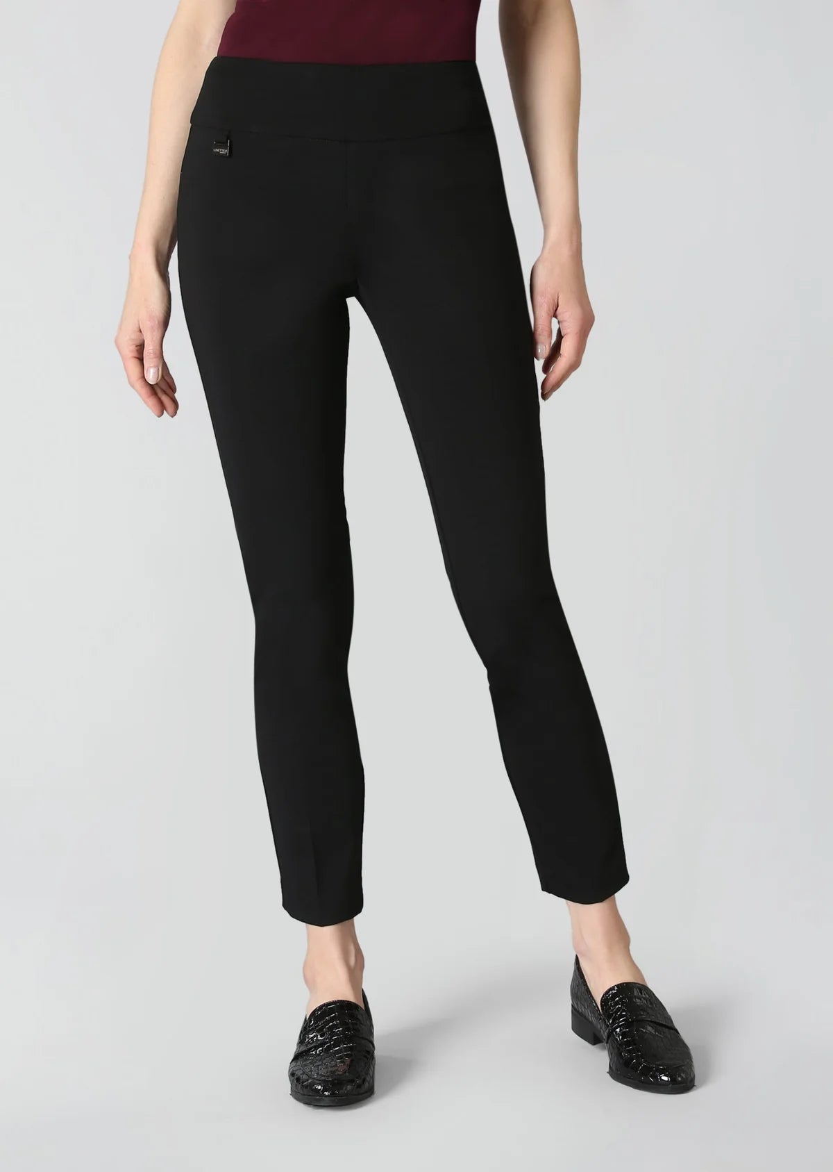 Kathryn Ankle Black Pant