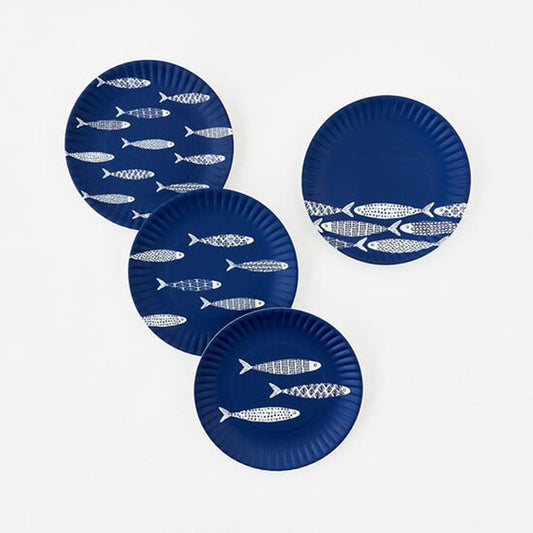 School of Fish "Paper" Plate