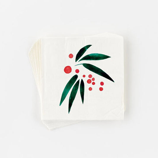 Winter Berry Forest Napkin