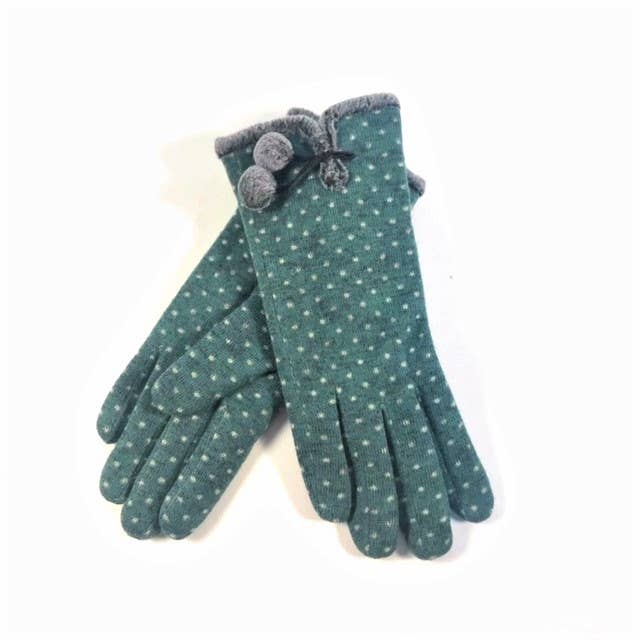 Mira Polka Dot Gloves