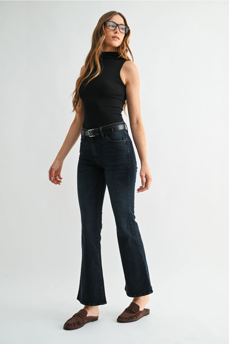 Blue Black Bella Skinny Flare