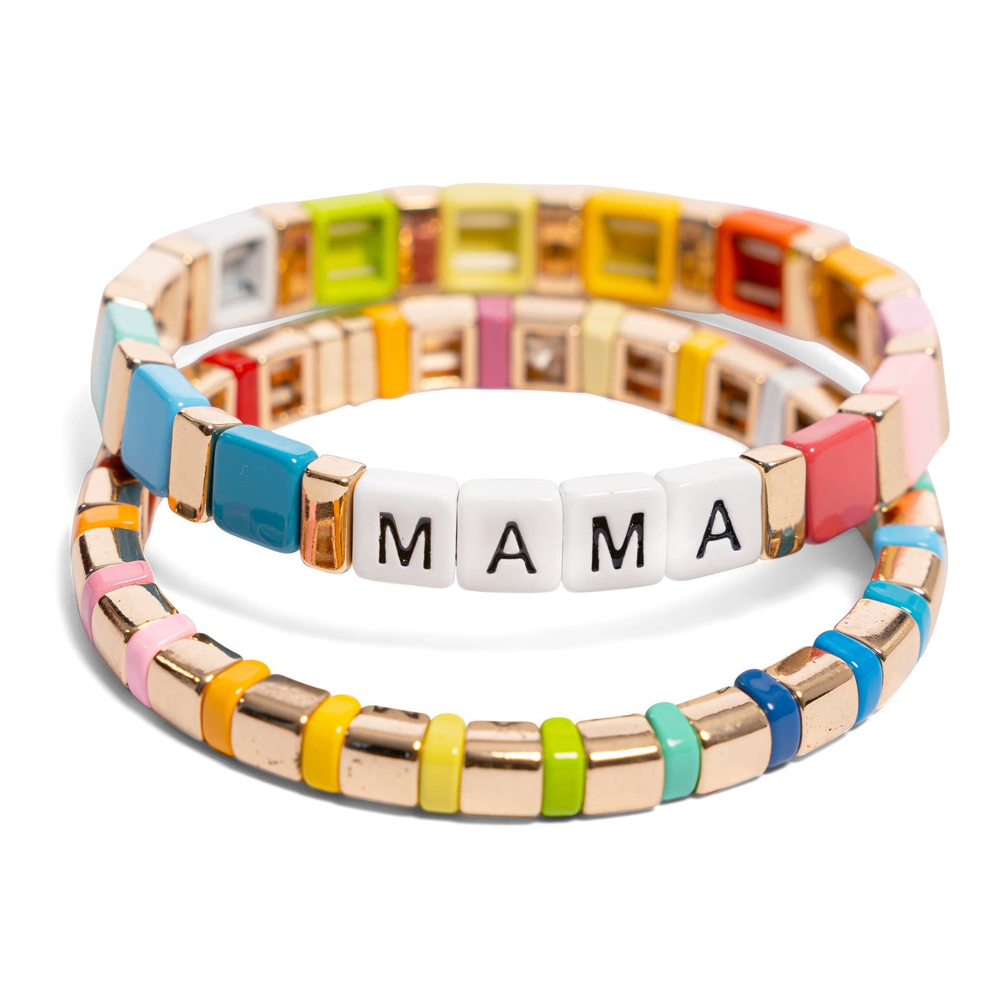 Pastel Rainbow Tile Bracelet
